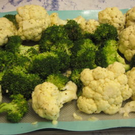 Lemon Garlic Broccoli and Cauliflower